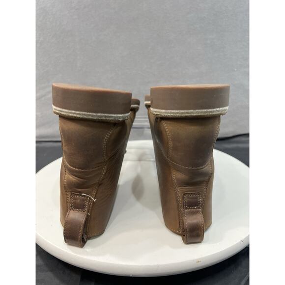 Clarks Desert Bushacre Ankle Boots 6-Eye Lace Up Brown Leather Men Size 7.5 - Picture 12 of 16